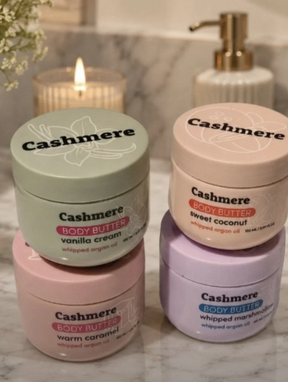 Cashmere Body Butter Set Of 4